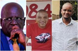 Photocollage of George Magoha, Sean Cardovillis and Dancun Ochonjo.